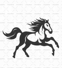 Galoppierendes Pferd